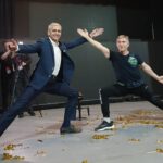 Сделать выпад на сцене театра русского мюзикла «Алеко» вместе с заслуженным…